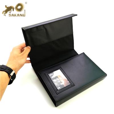 China Durable PU Leather PVC Document Holder Bag For Car 4S Auto Stores for sale