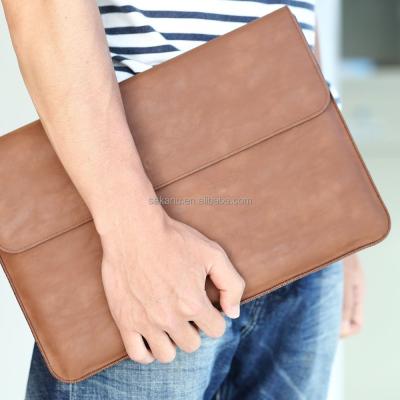 China Work Custom Made Genuine Leather High Quality Cow Leather A4 Briefcase / Folder for sale