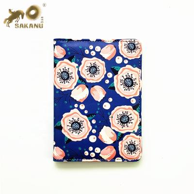 China Fashion Customized 4C Full Color Print PU Leather Passport Holder Cover Case for sale