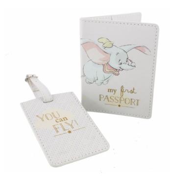 China Eco - Friendly Personalized Passport Cover And Luggage Tag Holder Gift Set for sale