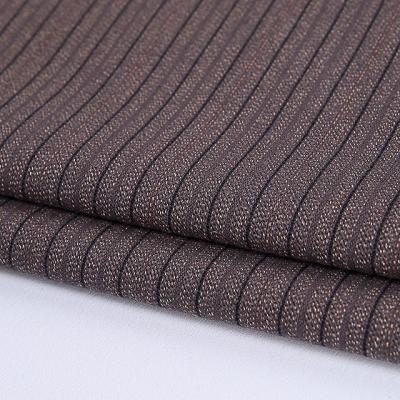 China Breathable in Stock Yarn Dyed Woven Fabric Heavyweight 100% Cotton Stripe Dobby Fabric for sale