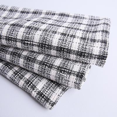 China Small MOQ OEM breathable yarn dart woven fabric polyester cotton wool woven fabric dress outwear fabric for sale