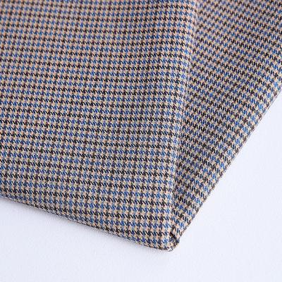 China Breathable In Running Yarn Dyed Woven Fabric 98%cotton 2%elastic Clothes Pants Fabric for sale