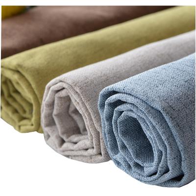 China Non-slip polyester flame retardant imitation canvas fabric thickening imitation polyester pillow fabric for sale