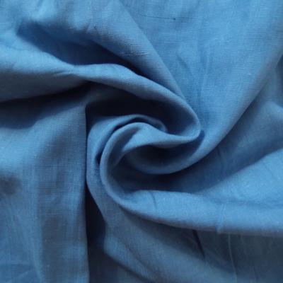 China Factory Sustainable Cotton Plain Linen Tencel Interwoven Fabric For Shirt Or Dress for sale