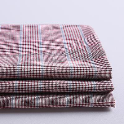 China Stretch Classic Design Yarn Dyed Woven Fabric Polyester Rayon Blended TR Plaid Spandex Fabric for sale