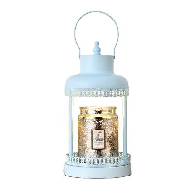 中国 New Design Iron Gifts and Crafts Wax Lamp Scent Candle Warmer Cast Iron Lamp 販売のため