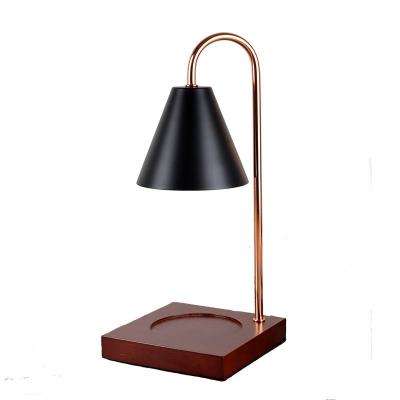 중국 Black Catalytic Lamp Aromatherapy Lamp Gifts Wooden Personalized Electric Shade + Wax Melter 판매용