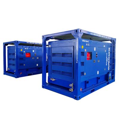 China Onshore Offshore Platform Zone 1  Zone 2Generator DNVGL 2.7-1 Skid Frame 120kw 150kva for sale