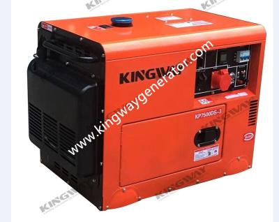 Cina Gruppo elettrogeno silenzioso del generatore portatile arancio di colore 8KVA 12Hp in vendita