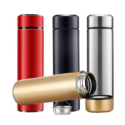 China Sustainable Stainless Steel Water Bottle 450ml Vacuum-Insulated Hot Water Bottle Double Wall Thermos Water Bottle Flask for sale