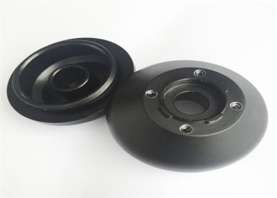 China Black Color Metal Machined Parts Simple Design ISO Certificated Industrial Use for sale