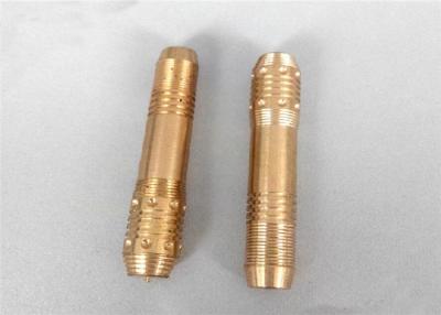 China Turning Machined Brass Automobile Parts Pins Thread Surface Finishing for sale