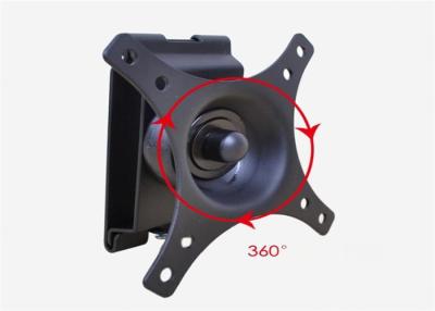 China Tilt 90 Degree Black Aluminum LCD TV Wall Mount Brackets With Universal Extension Arm for sale