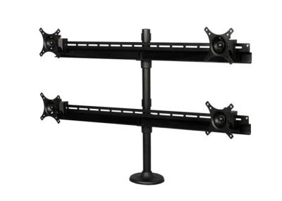 China Lift Up And Down Four Screen Aluminum LCD Monitor Desk Mount Arm DG6-9E4 for sale