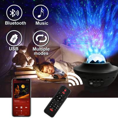 China Modern Smart Star Night Projector Starry Light,Laser Sky Star Projector BT Music Speaker Galaxy Projector with Remote Control for sale