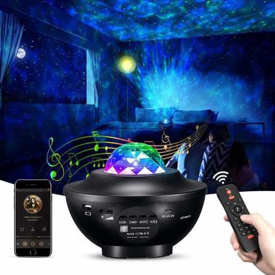 China Modern Smart Star Night Projector Starry Light,Laser Sky Star Projector BT Music Speaker Galaxy Projector with Remote Control for sale