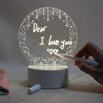 China Modern hot sale erasable marking board led light led illusion lamp with high quality for sale