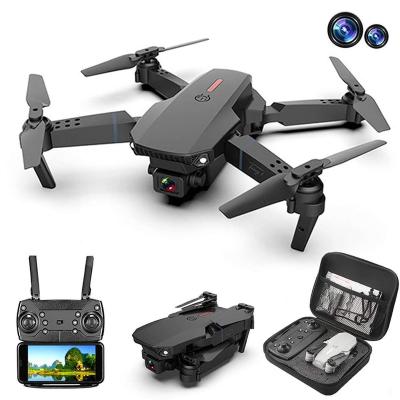 China Wifi FPV Real Time Transport 2023 Pro Drone E88 4k Dual Camera Vr 3d Mode 15mins Flying Long Range Fpv Rc Mini Battery Foldable Drone for sale