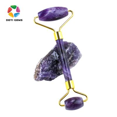 China New Amethyst Jade Roller Massage Jade Roller Face Massage Roller Amazon Style Jade Roller For Facial Massage for sale