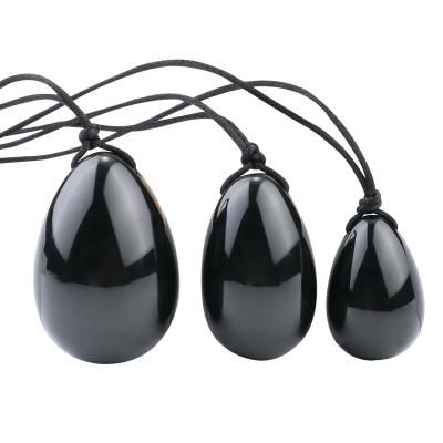 China China wholesale obsidian yoni egg black yoni egg kegel exercise for women for sale