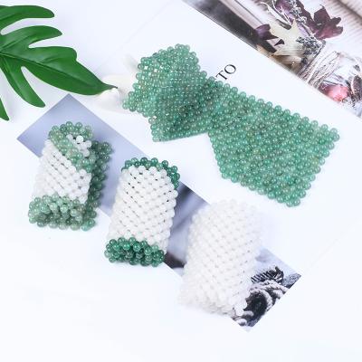 China Newest Jade Eye Mask 2021 High Quality Gemstone Eye Mask Supplier Wholesale Comfortable 100% Natural Jade Veil For Eye Relax for sale