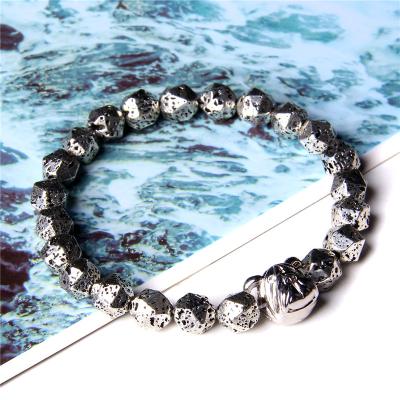 China Romantic Genuine Natural Gemstone Beads Couple Bracelets Competitive Price Wholesale Gemstone Bracelet for sale