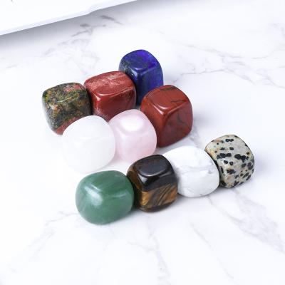 China Wholesale High Quality Healing Tumbled Semi Precious Natural Jade Tumbled Stone China Stone Crafts For Home Furnishing Decoration for sale