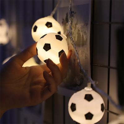 China Festival Decoration 10 Led Design Football Shape Battery Fairy Led String Light for sale