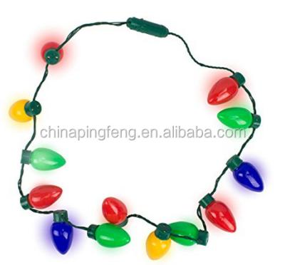 China Festival Decoration Christmas Home Decor 10led80cm Necklace String Lamp for sale