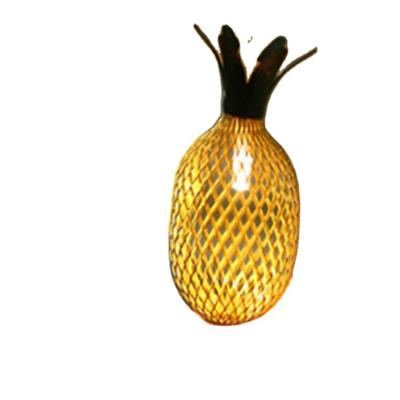 China Plastic Copper Christmas Lights Gold Pineapple LED Fairy Lights 1.65M Long Party String for sale