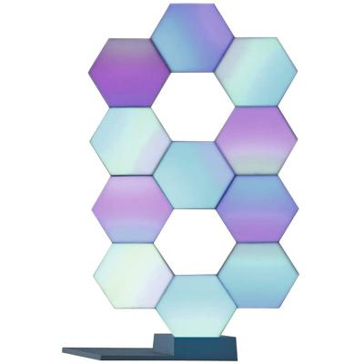 China 6PCS DIY Quantum Touch Modern Honeycomb 3D Lamp Hexagonal Modular LED Night Light for sale