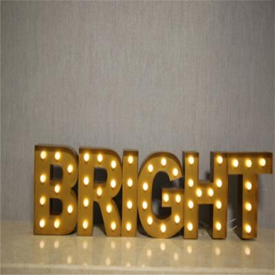 China Decoration 57.5*19.5*5cm Warm White Christmas Led Outdoor Letter Lights Sign for sale