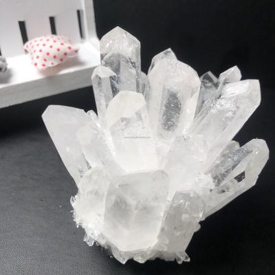 China Wholesale Bulk Healing Natural Clear Crystal Quartz Specimen China Quartz Cluster Raw Stones For Decoration for sale