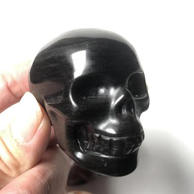 China China wholesale hand carved kinds of crystal skulls natural healing crystal carved skulls folk crafts for sale