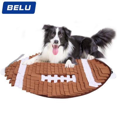 China New Rugby Breathable Multicolor Pet Border Slow Food Smelling Mat for sale