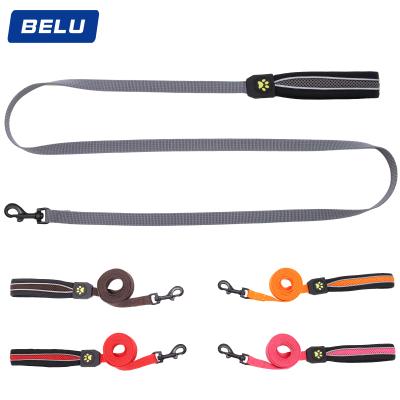 China New Padded Custom Multicolor Reflective Dog Leash With Soft Grip for sale