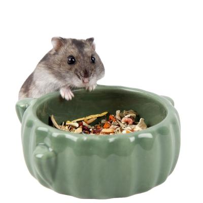 China Factory Direct Viable High Quality Ceramic Pet Bowl Small Pet Food Feeder Bowl Hamster for sale