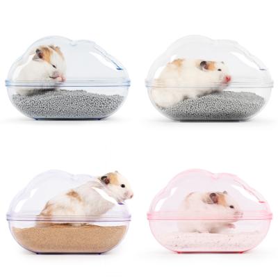 China Large Size Cloud Shaped Cleaning Stored Pet Bathroom Pet Toilet Brand New Hamster Toilet for sale