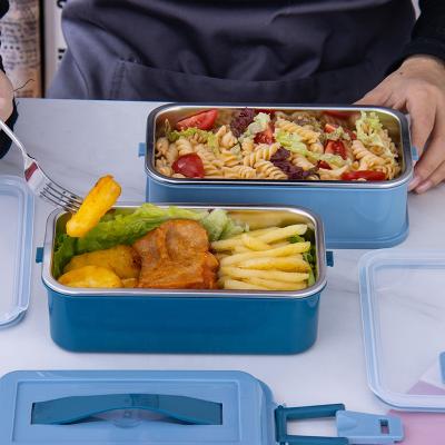 China Genuine Freshness Storage Thermal Bento Box Bento Box For Kids Food Stainless Steel Warmer Food Containers for sale