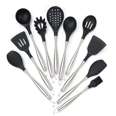 China New Arrival Stocked Wholesale Price Set Kitchen Utensils Kitchen Utensil Set Cooking Tools Silicone Kitchen Tools Cookware Set for sale