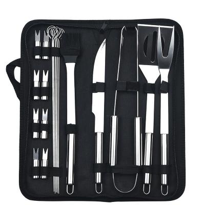 China Easily Thick Additional Customized Cleaned BBQ Tool Kit The BBQ Grill Utensils BBQ Tool Kit Outdoor Complete BBQ Accessory Set for sale