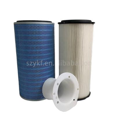 China Factory UNM Industrial Washable Polyester Cartridge Hepa Antistatic Pleated Air Filter for sale