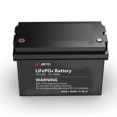 China 2000 cycles Life 12V 100Ah LiFePO4 Battery Pack For Golf Car Caravan Forklifts for sale