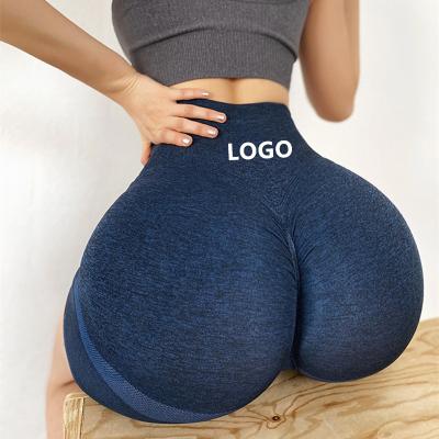 China Vital Seamless Sports Shorts Women QUICK DRY Waist Tummy Control Workout Yoga Shorts Compression Sports Bike Shorts Gym Running Tights for sale