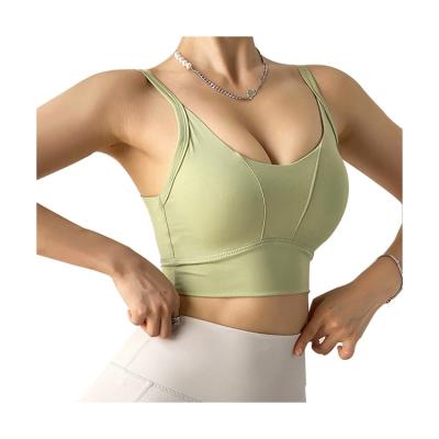 China High Quality Breathable Yoga Sports Bras Push Up Fitness Tops Workout Quakeproof Bras For Indoor for sale