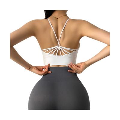 China Wholesale High Quality Breathable Back Cross Yoga Tops Shockproof Lift Up Bra Condole Belt For Indoor And Outdoor Sport for sale