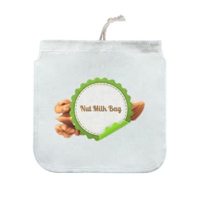 China Nut Milk New Arrival Filter Cloth Bags Washable Nut Milk Bag For Tea Coffee Te koop