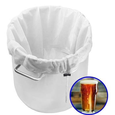 China food & Beverage factory polyester customized coffee and tea cold brew filter bag liquid beer brewing bag for beer jam filter for sale