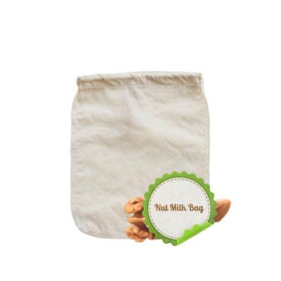 China Nut Milk MOQ 2 PCS Cotton Coffee Filter Almond Nut Milk Filter Water Filter for sale